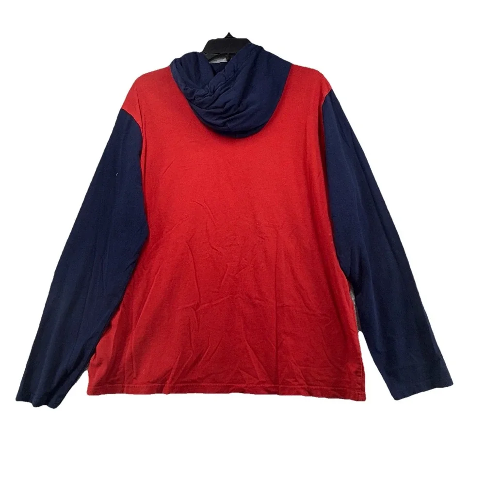Polo Ralph Lauren 1967 Spell Out USA Colorblock Lightweight Hoodie‎ Size Large